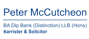 Peter McCutcheon Barrister and Solicitor